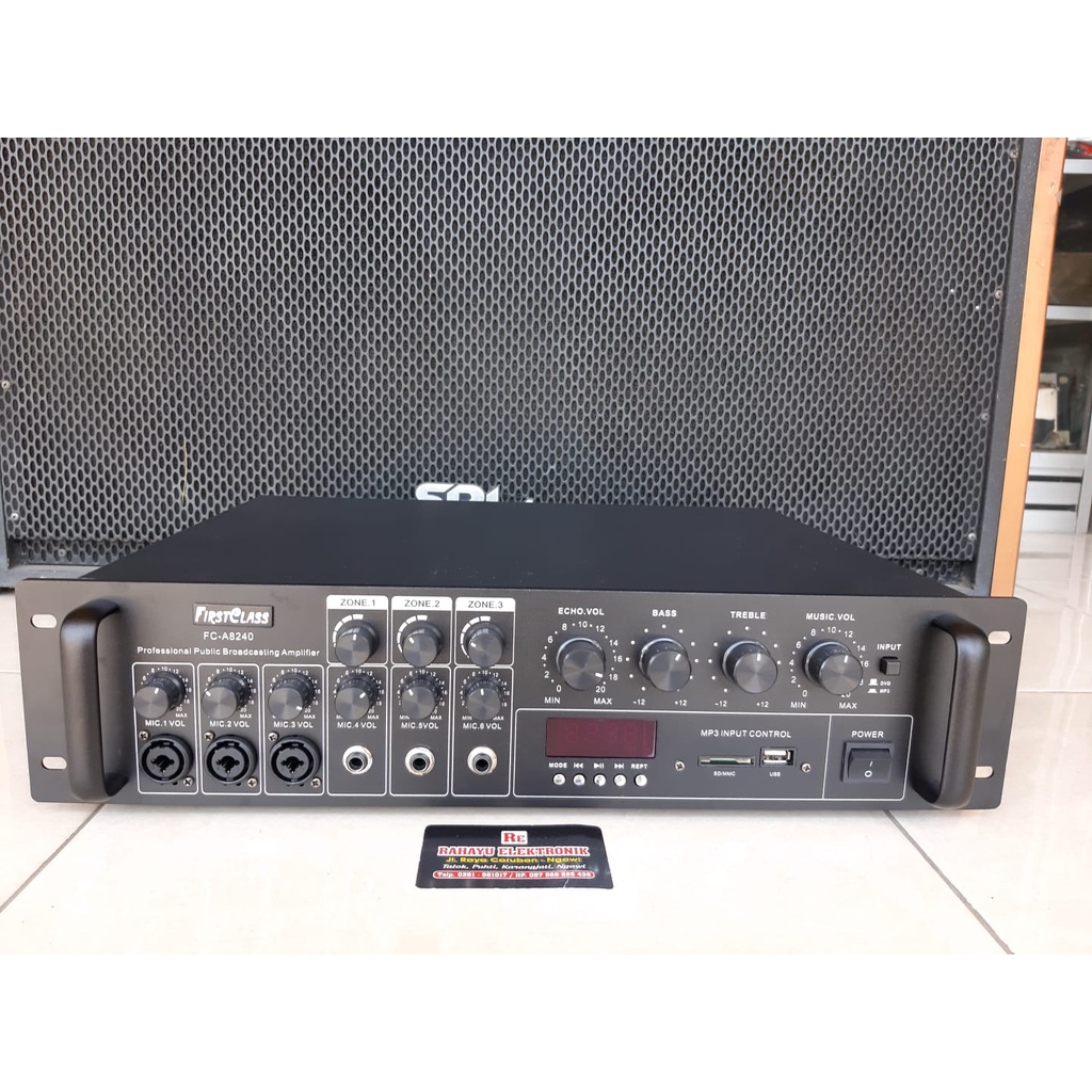 AMPLI FIRSTCLASS A-8240  / Ampli Untuk Toa Masjid