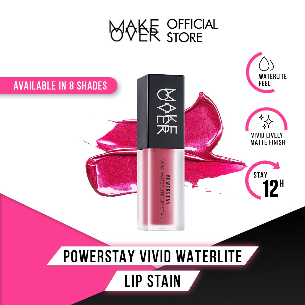 MAKE OVER Powerstay Vivid Waterlite Lip Stain 5.5 g - Lip Cream