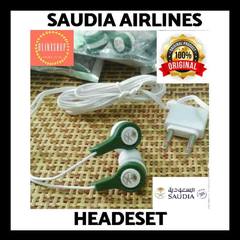 HEADSET FROM MASKAPAI SAUDIA AIRLINES