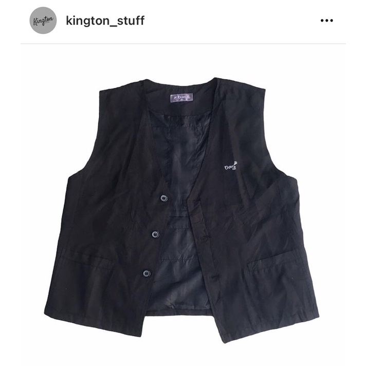 Vest / Rompi Second Hitam