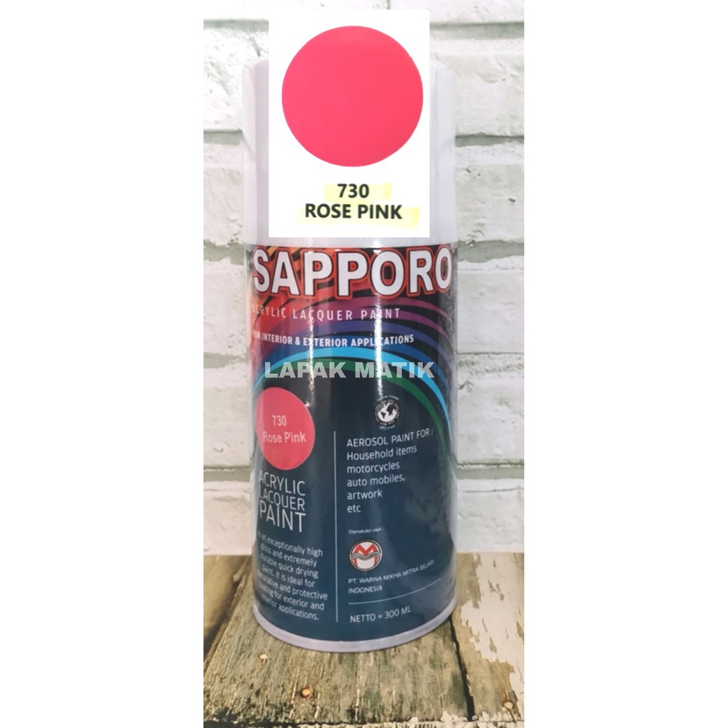 Pilok Sapporo Hitam Putih Hitam doff Clear Silver 300 ml