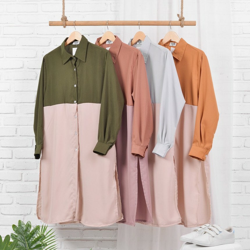 Bisa COD ZUVIA TUNIK – Tunik murah Baju atasan wanita Dailywear Pakaian wanita