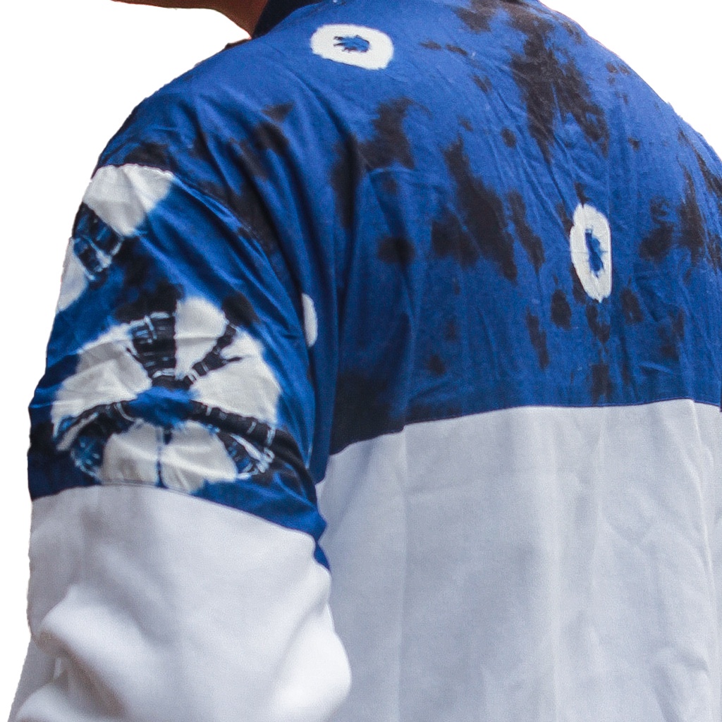Jaket Batik Urban of Indonesia Blue Tie Dye Celup