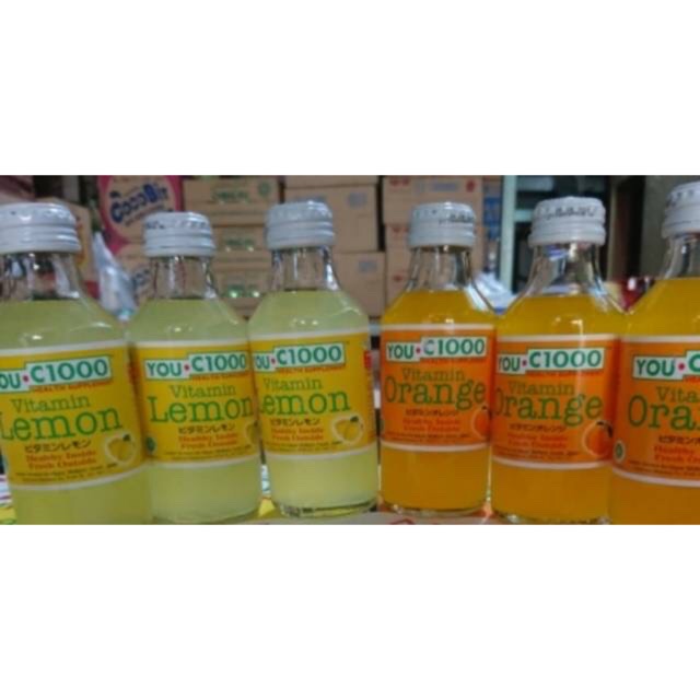 You C1000 Vitamin Lemon Orange Botol Kaca Dan Plastik Vitamin C 1000 Daya Tahan Tubuh Shopee Indonesia