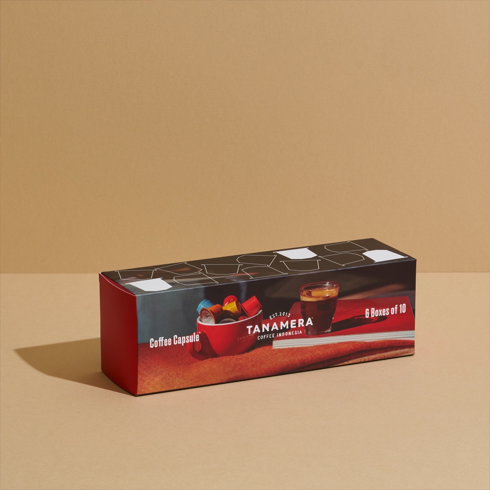 

TANAMERA COFFEE – The Monthly Pack Coffee Capsule Nespresso (Box of 60 Pods)