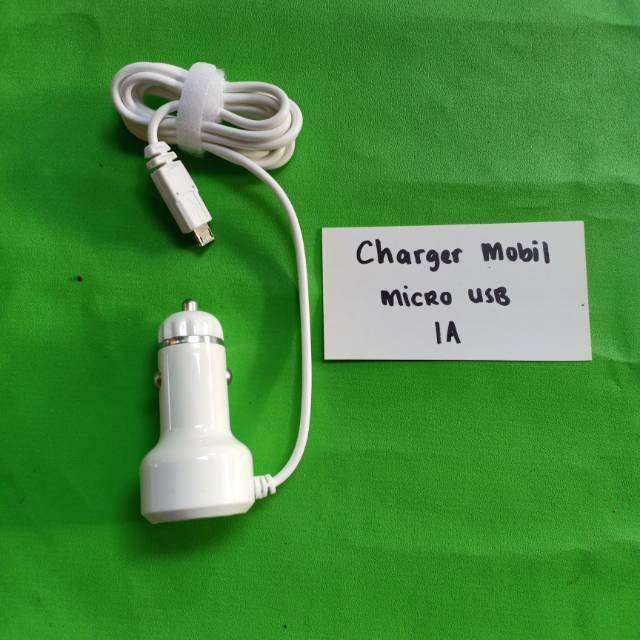 Charger mobil 1A colokan micro dan 1 USB saver cager mobil casan mobil