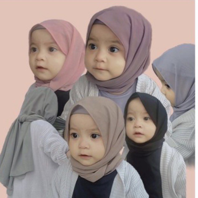 Jilbab / Hijab PASHMINA ANAK SD SMP + INNER / PASHMINA INNER / PASHMINA HODIE