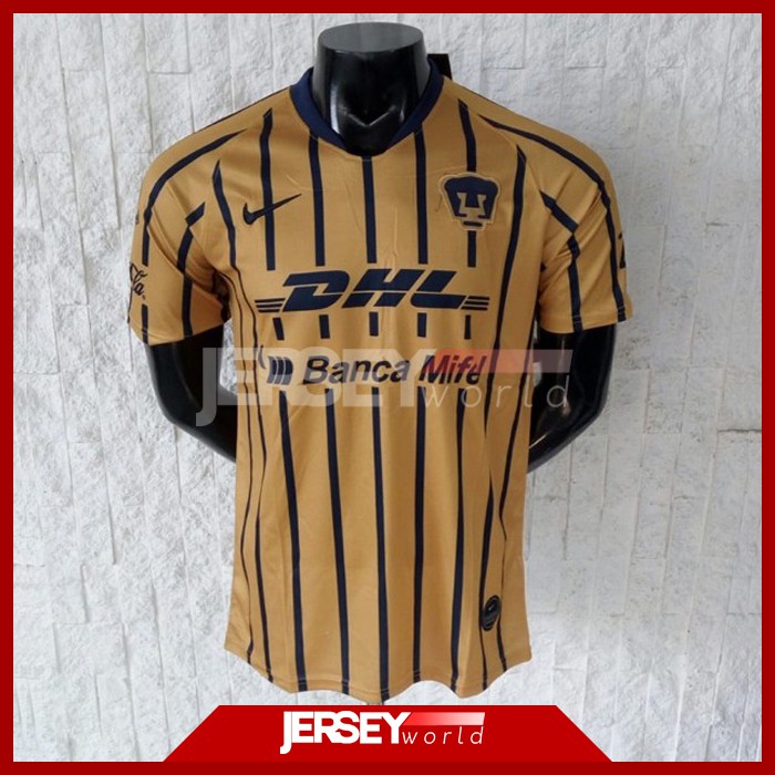Jersey 1 Set Celana Pumas Unam Third 3rd 2019-2020 PREMIUM GRADE ORI - Ada Big Size XXL 2XL