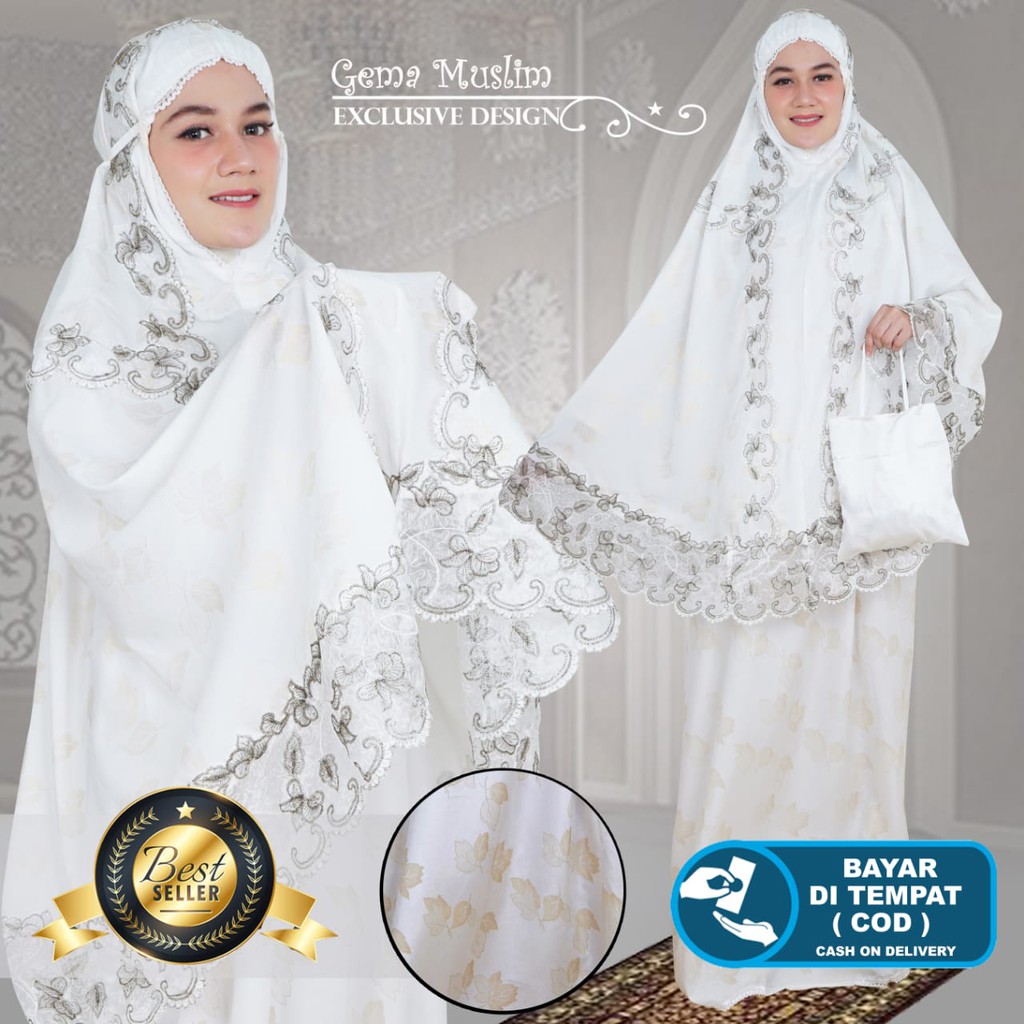 Mukena Foil Adiba alesyah/mukena bahan bagus berkualitas dan bisa bayar ditempat/COD