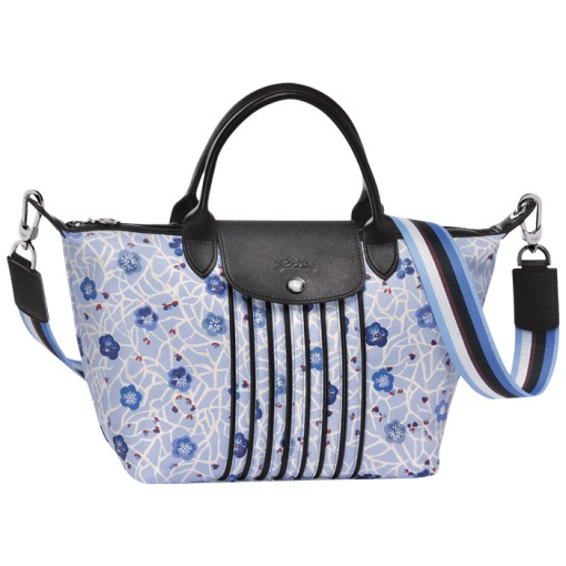 Tas Wanita LC Le Pliage Cuir Fleuri Small Original