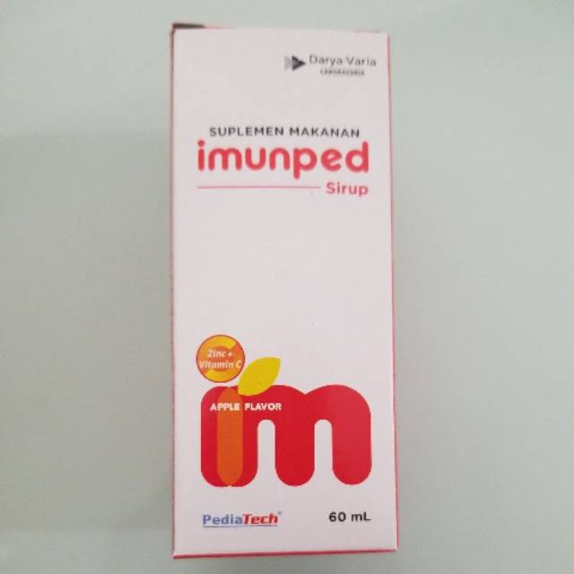 Imunped sirup zinc dan vitamin c dan imunped drop