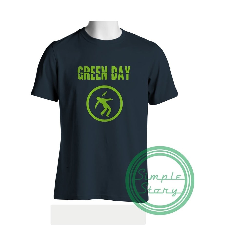 Kaos Tshirt Baju Combed 30S Distro Band Green Day