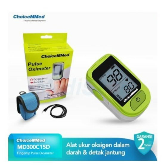 PROMO SPESIAL - OMRON PULSE OXIMETER CHOICEMMED MD300C15D SATURASI OKSIGEN