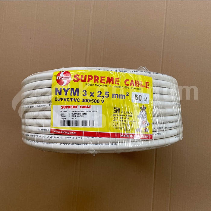 KABEL LISTRIK SUPREME NYM 3 x 2.5 mm 3 x 2,5 mm | 50 M