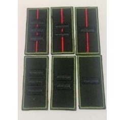 pangkat pdl TNI letda /lettu/ kapten. perkeras kain/perkeras mika