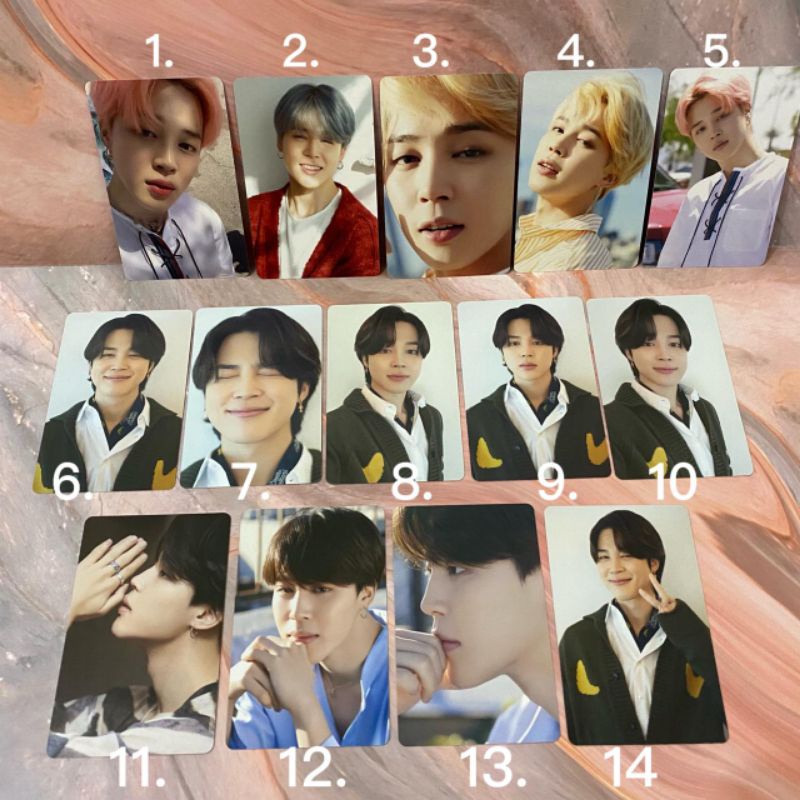 BTS Official Dicon 101 Photocard PC Sharing Member JIMIN ready