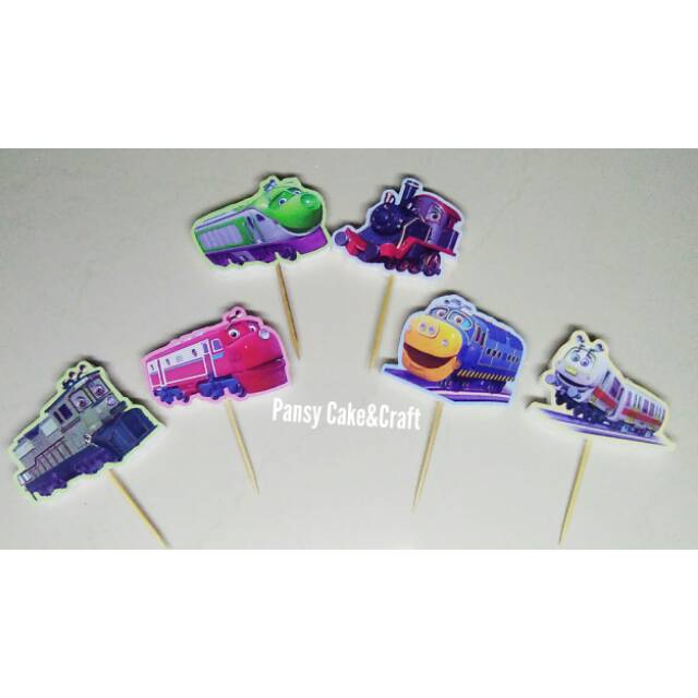 Cupcake topper Chuggington