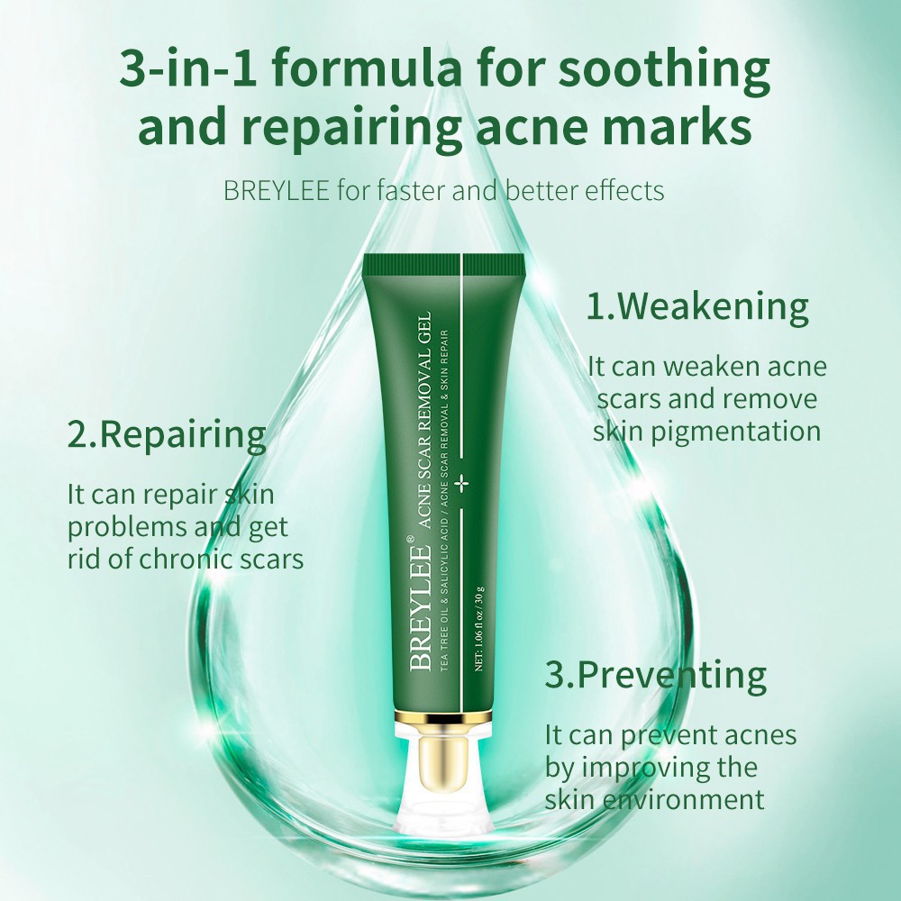 Acne Scar Removal Gel Penghilang Bekas Luka Jerawat Bintik-Bintik Pigmentasi Perawatan Kulit
