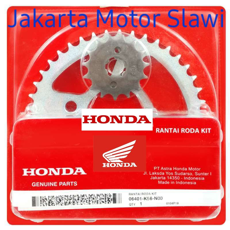 06401-K56-N00 Gear set motor sonic 150 led asli honda