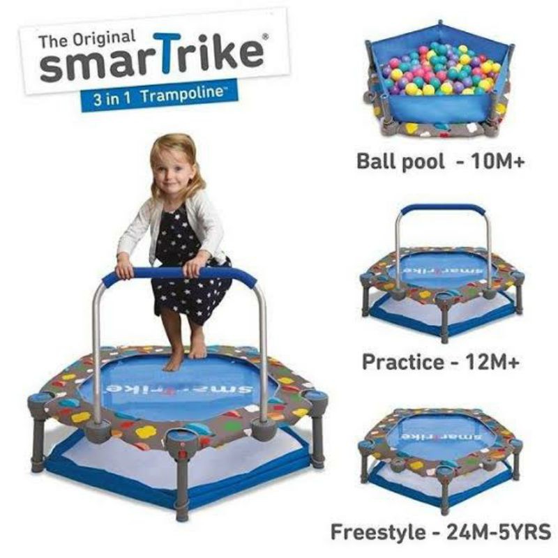 Smartrike Activity Center 3in1 Trampoline