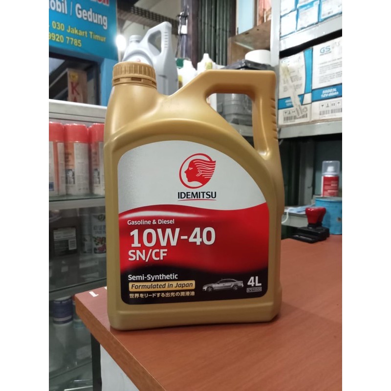 Idemitsu SN/CF 10w-40 4Liter