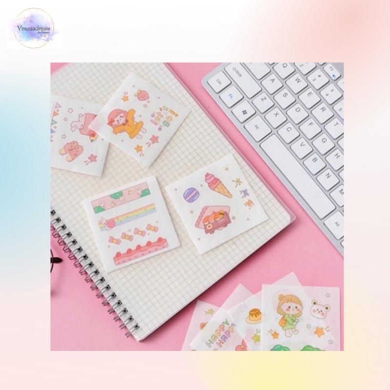 

Sticker Dreamy Girls [1 set isi 5 pcs]