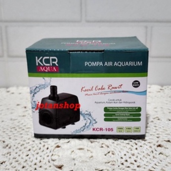 KCR AQUA 105 Mesin Pompa Air celup Aquarium Aquascape Kolam ikan Hidroponik