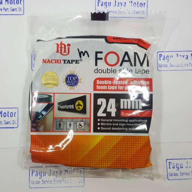 Double tape dobel tip foam solasi bolak balik busa