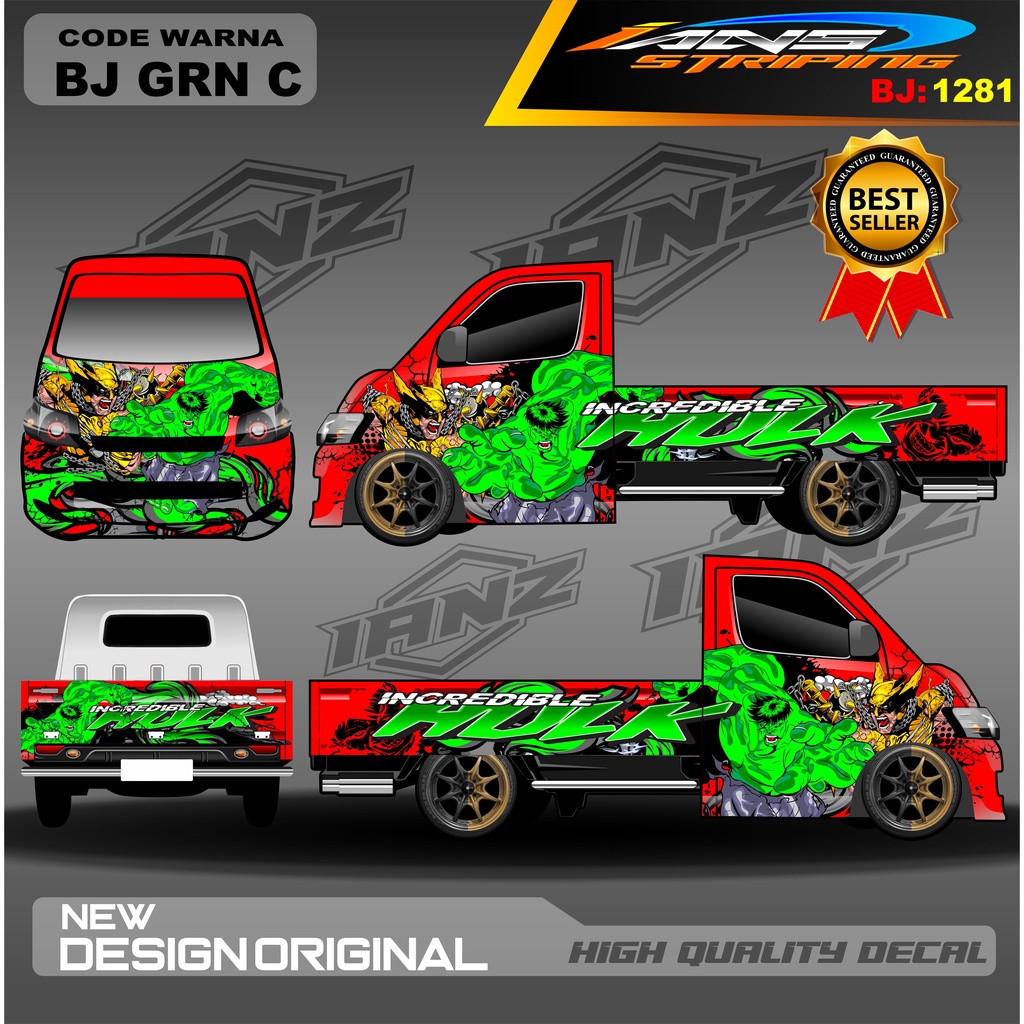STIKER DECAL PICK UP GRANMAX CARRY L300 FULL BODY / DECAL STIKER GRANMAX FREE REQUEST / VARIASI STIKER FULL BODY / STIKER PICK UP / STICKER GRANMAX