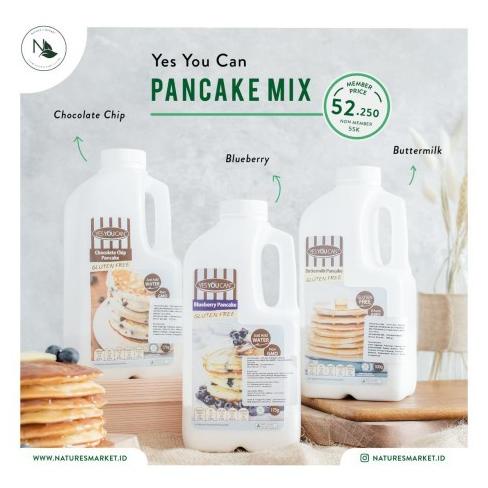 

TERMURAH YES YOU CAN BUTTERMILKPREMIX PANCAKE 300GR GLUTEN FREE YEAST FREE ENAK