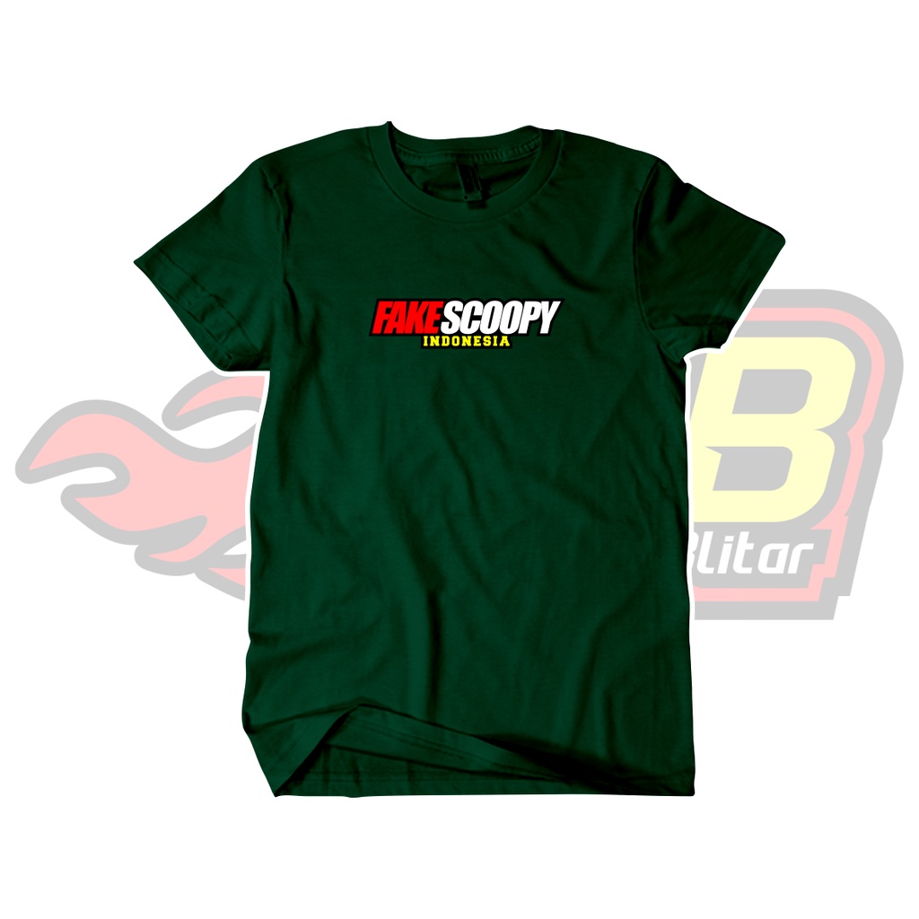 Kaos Distro Fake Scoopy Katun Combed