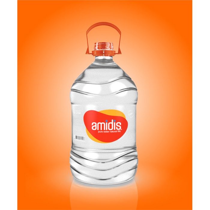 AMIDIS GALON 5L KEMASAN TRAVEL 5 Liter / AIR DISTILASI