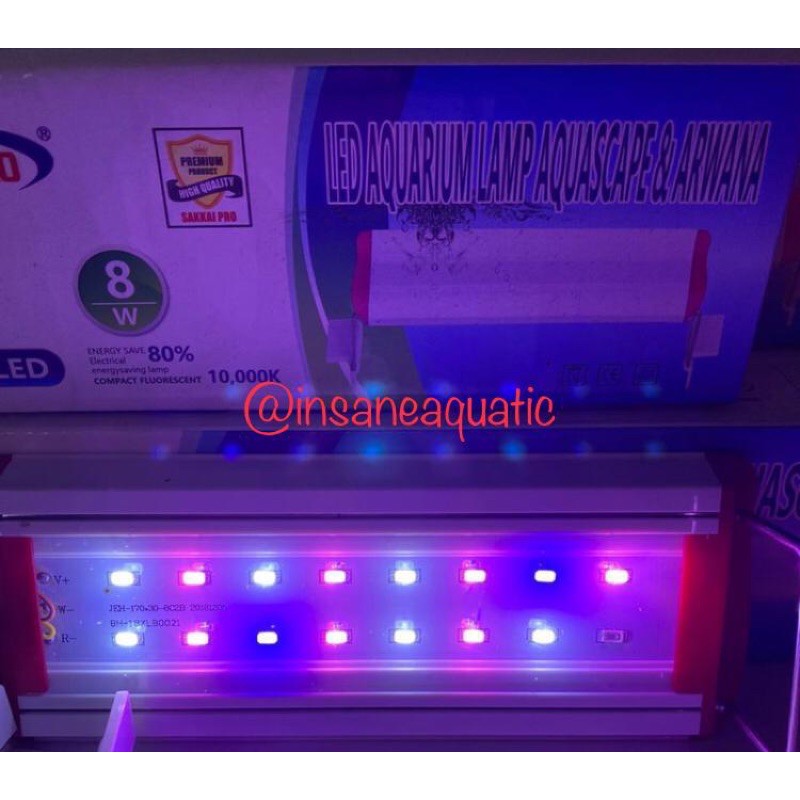 LAMPU LED AQUARIUM AQUASCAPE ARWANA SAKKAI PRO P150