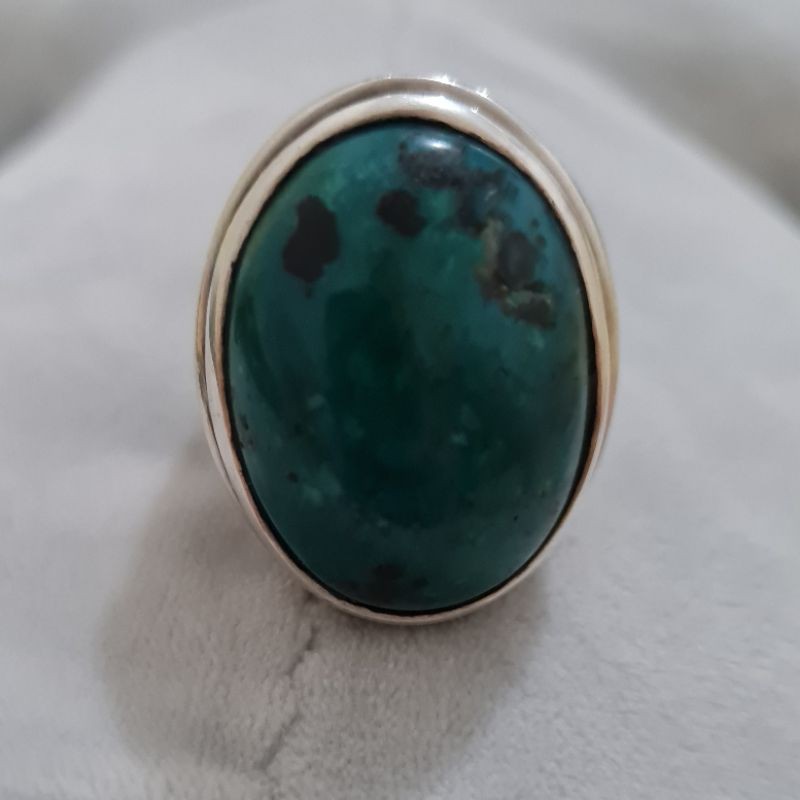 DIJUAL BATU BACAN DOKO ASLI, PERAK 95, RING 9