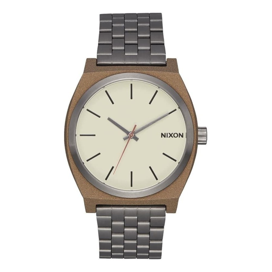 Jam tangan Nixon A0452091 Time Teller Bronze-Gunmetal Original