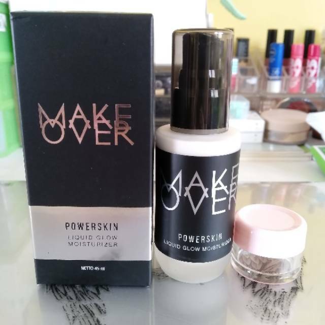 make over powerskin liquid glow moisturizer