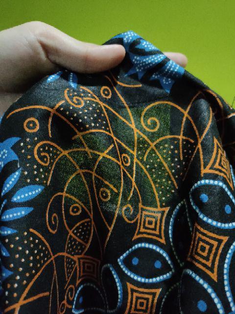 Atasan Batik Dolby Dolbi Dobby Doby Tenun Sutra Tulis Halus Katun Atbm Baron ,sarombit Atasan No