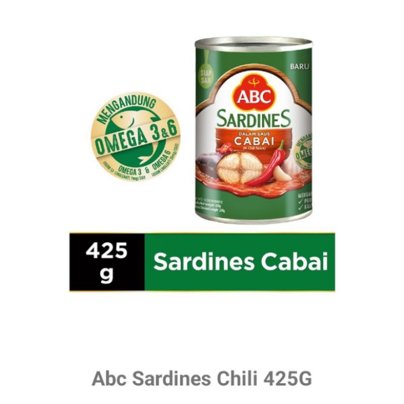 

Sarden ABC Saus Cabai Ukuran Besar 425g