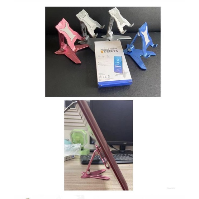 Stand Phone Holder Handphone Folding Desktop Universal Bahan Kuat dan Kokoh SK-43