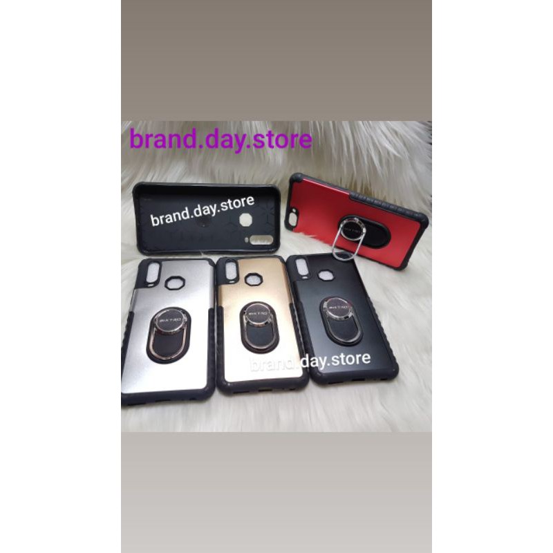 CASE SPIGEN TPU CARBON+RING VIVO Y19/Y11/Y12/Y15/Y17/S1/S1