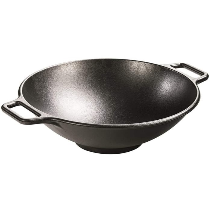 Lodge 14 Inch Cast Iron Wok P14W3
