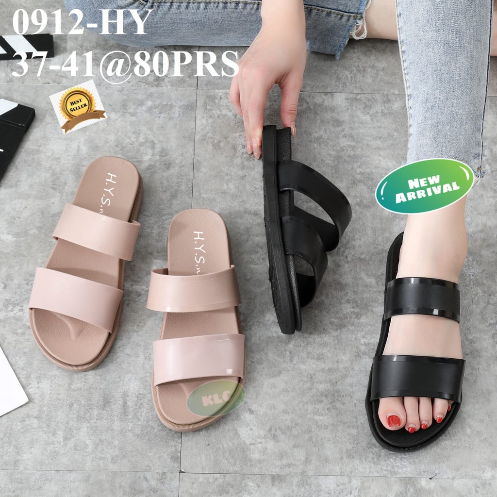 SANDAL JELLY WANITA SANDAL WEDGES PEREMPUAN SENDAL BALANCE TERBARU 0912-11