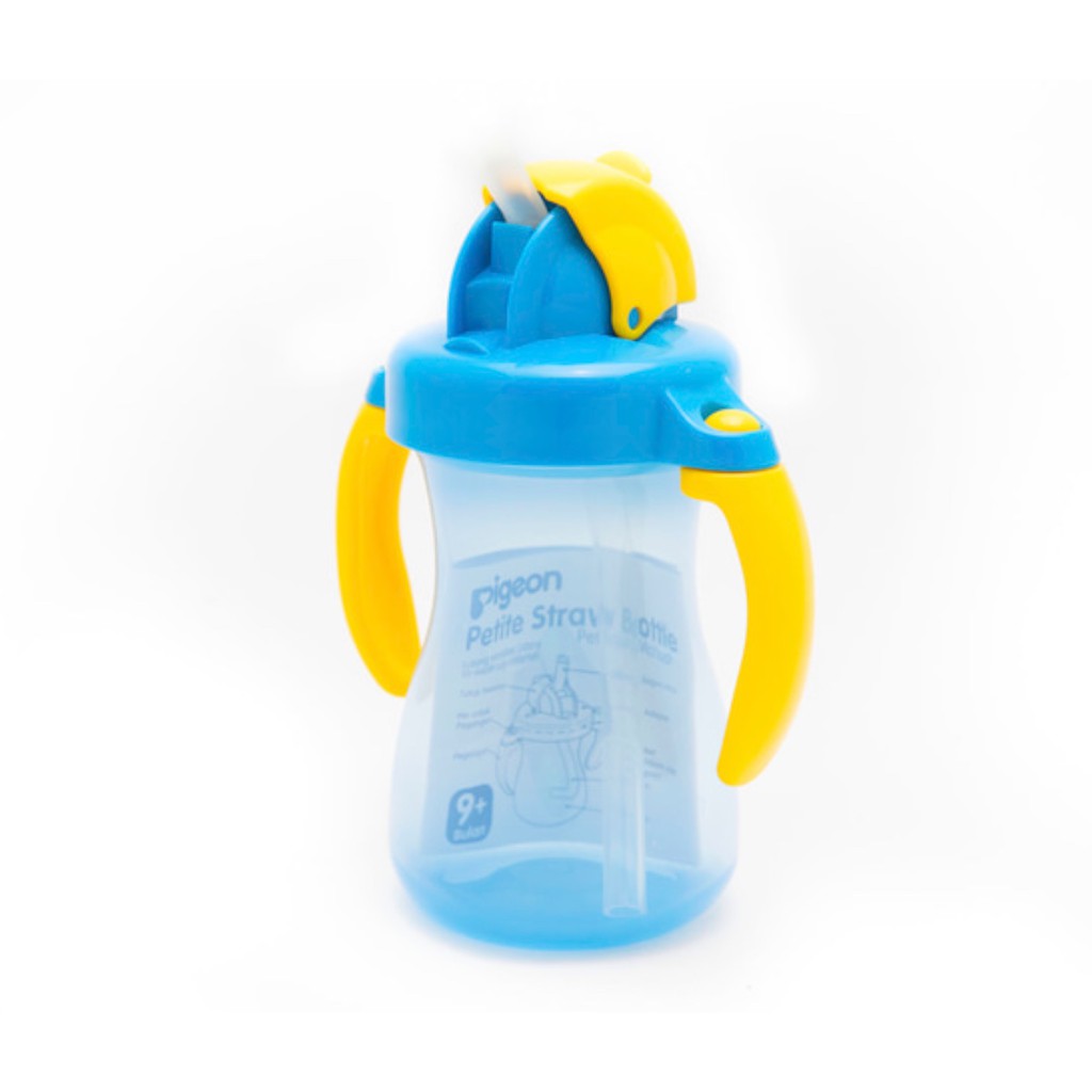 Pigeon - Petite Straw Bottle 150ml BLUE