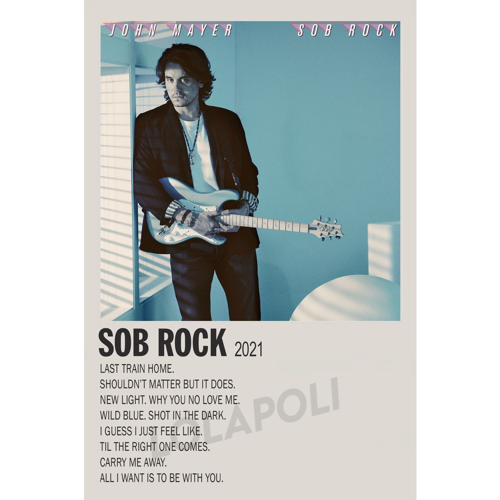 Poster Cover Album Sob Rock - John Mayer