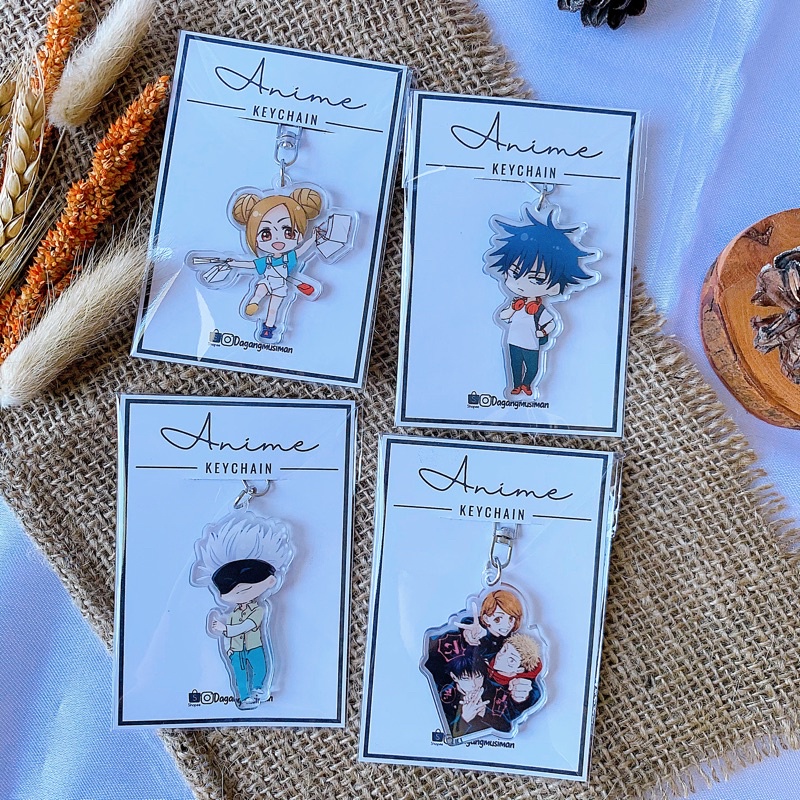 Gantungan Kunci Anime Jujutsu Kaisen Akrilik / Anime Jujutsu Kaisen Keychain
