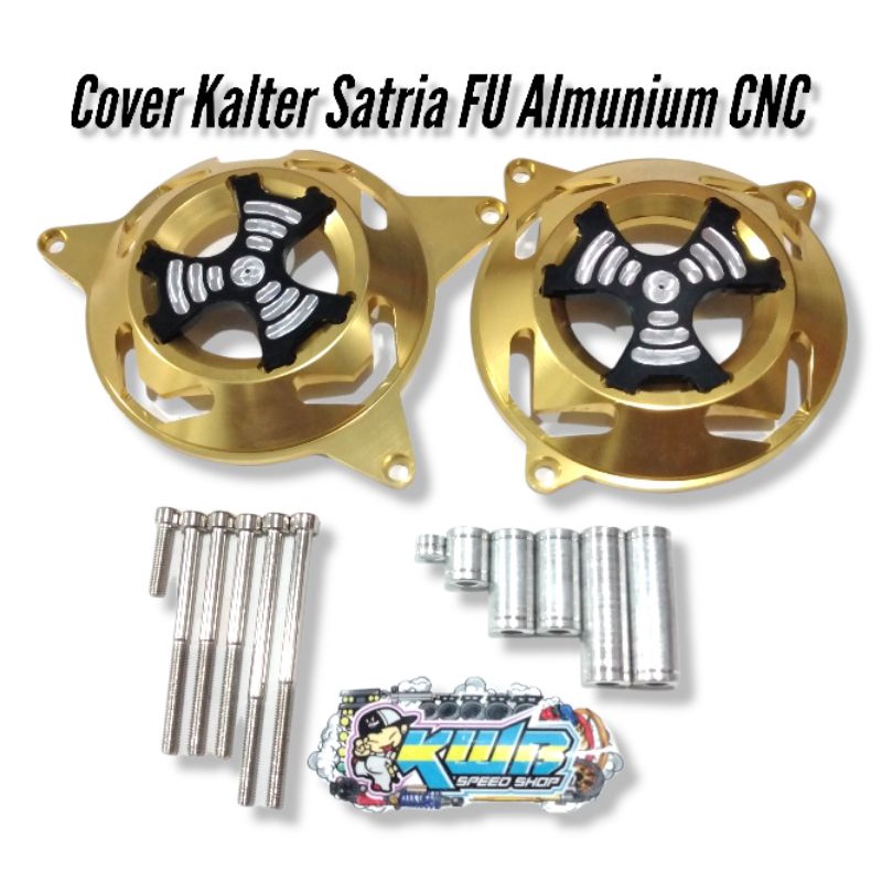 Cover pelindung kalter magnit bak mesin almunium cnc 1 set kanan kiri