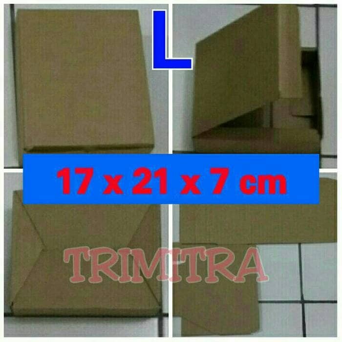 

KARDUS TYPE L COKLAT 17 X 21 X 7 CM