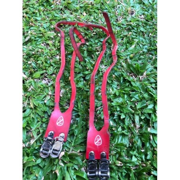 Double Strap All City untuk Toeclip Double Gate Pedal untuk Fixie / roadbike