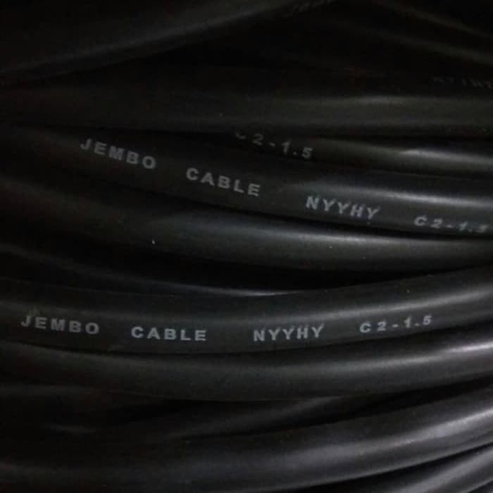 Kabel Serabut NYYHY 2 X 1,5mm Merk Jembo