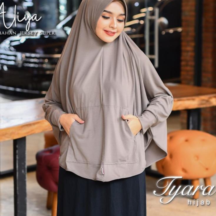 Jilbab Khimar Instan Hijab Lengan Aliya Ori Tyara ‣ TLD.26Au22ᴺ